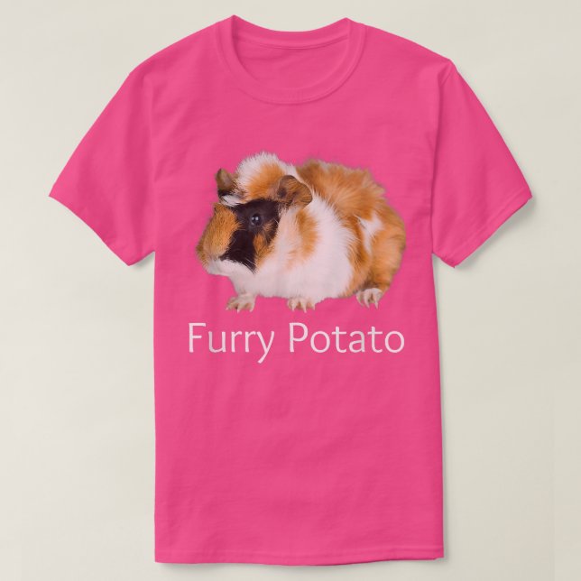 Camiseta Furry Potato Gracioso Guinea-cerdo mal nombre anim (Diseño del anverso)
