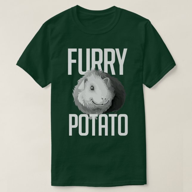 Camiseta Furry Potato Guinea Pigs Cute Guinea Pig Lover Pre (Diseño del anverso)