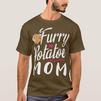 Camiseta Furry Potatoe Mom Para Guinea Pig Lover Premium