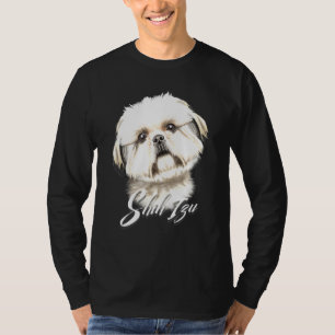 Camiseta Furry Shih Tzu Perro Cara seria