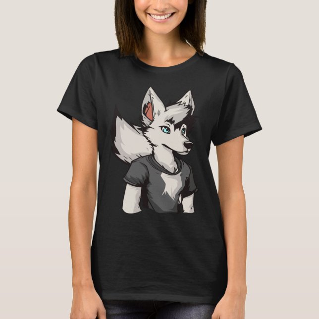 Camiseta Fursona Cosplay  Furries Furry Fandom (Anverso)