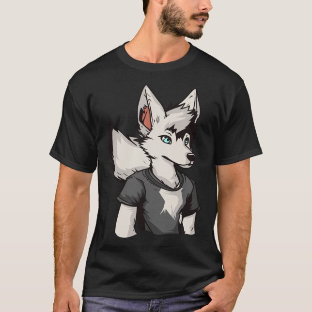 Camiseta Fursona Cosplay  Furries Furry Fandom (Anverso)