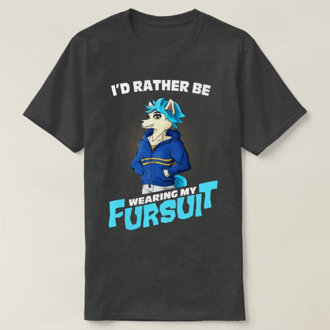 Camiseta Fursuit Cosplay Fandom (Diseño del anverso)