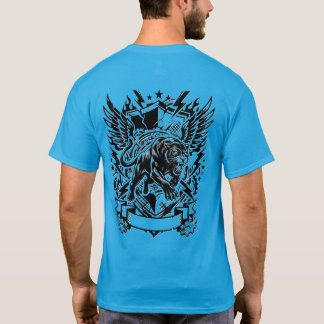 Camiseta Fury Panther Crest – Pantera Negra Vintag