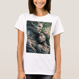 Camiseta fusão homem e natureza