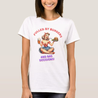 Camiseta Fusilados por hamburguesas y malas decisiones
