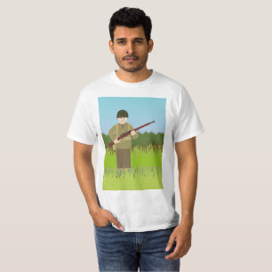 Camiseta Fusilero de 12# los E.E.U.U. (Segunda Guerra