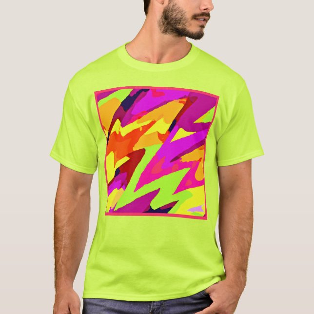 Camiseta Fusión de arte cromático (Anverso)