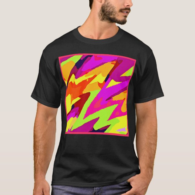 Camiseta Fusión de arte cromático (Anverso)