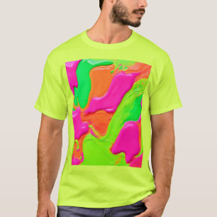Camiseta Fusión de Colores Vívidos