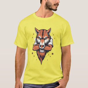 Camiseta Fusión de Cráneo de Zorro Feroz