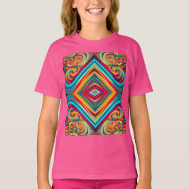 Camiseta Fusión de Onda de Color – Arte de Remolino Abstrac