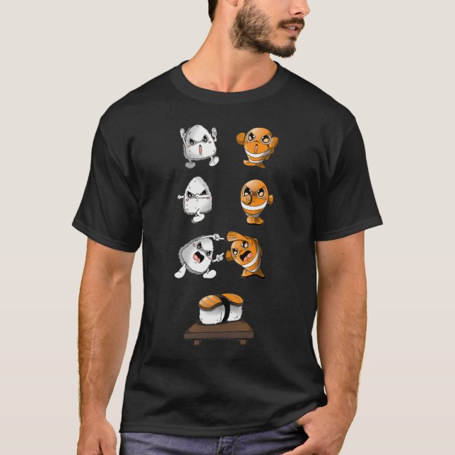 Camiseta Fusión de sushi (Anverso)