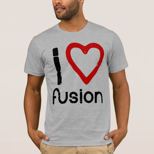 Camiseta Fusión del corazón I (del ROJO) (Anverso)