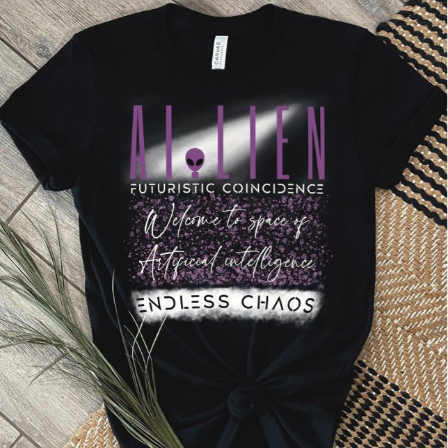 Camiseta Fusión del espacio de inteligencia artificial y aj (Subido por el creador)