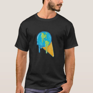 Camiseta Fusión Del Hielo Contra El Calentamiento De La Tie