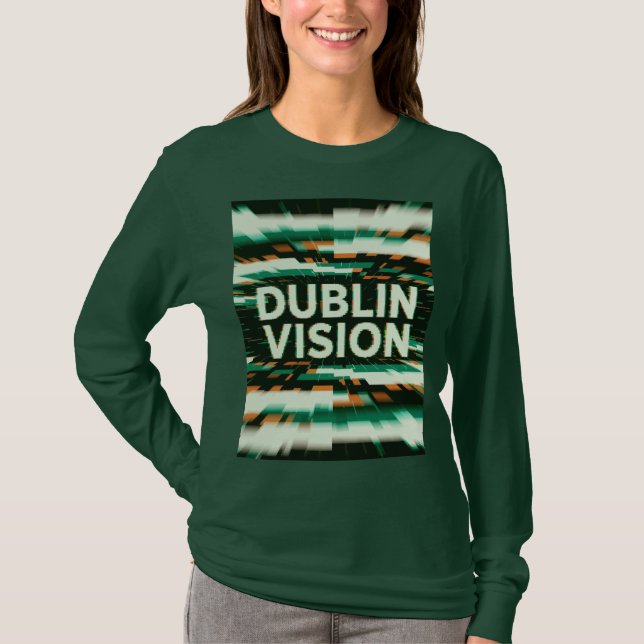 Camiseta Fusión del núcleo eléctrico de St Patrick Visión D (Anverso)