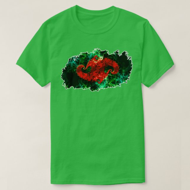 Camiseta Fusión fractal (Diseño del anverso)