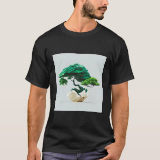 Camiseta Fusión Geométrica Donde Bonsai Conoce Matemática B