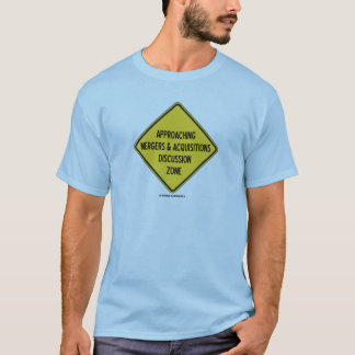 Camiseta Fusiones y zona inminentes de la discusión de las