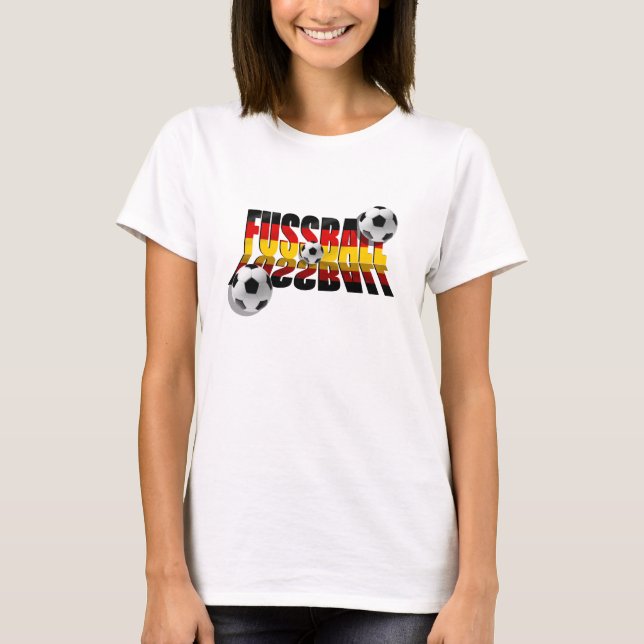 Camiseta Fussball 2010 Regalos de fútbol de bandera alemana (Anverso)