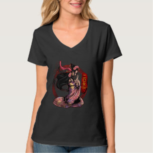 Camiseta Futakuchi Onna Monstruo Yokai Mitología Japonesa A