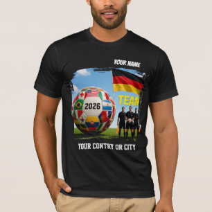 Camiseta Fútbol 2026 Alemania Nombre personalizado país