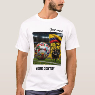 Camiseta Fútbol 2026 fútbol Colombia Nombre personalizado p