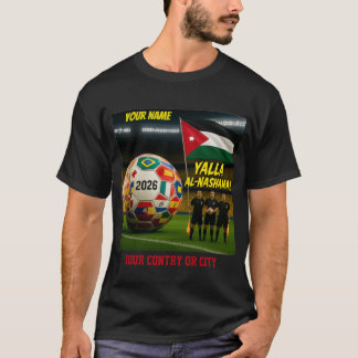 Camiseta Fútbol 2026 futbol Jordania Nombre personalizado p