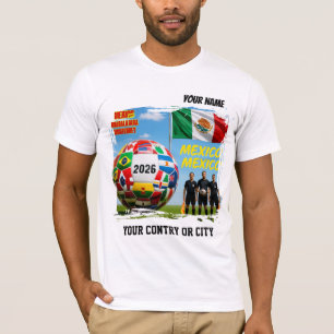 Camiseta Fútbol 2026 fútbol México Personalizado niños Nomb