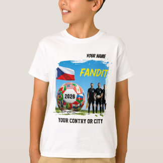 Camiseta Fútbol 2026 futbol República Checa Nombre Personal