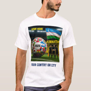 Camiseta Fútbol 2026 futbol Uzbekistán Nombre personalizado