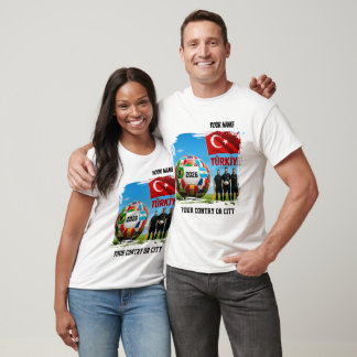 Camiseta Fútbol 2026 TURQUÍA Nombre Personalizado &  