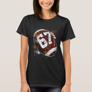 Camiseta Fútbol 67 Seis Siete Alfa Jerga 6 7 Meme Niños Te