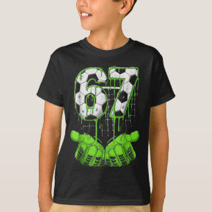 Camiseta Fútbol 67 Seis Siete Chicos Divertidos Gen Alfa Me