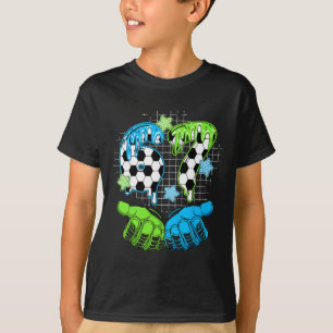 Camiseta Fútbol 67 Seis Siete Divertido Gen Alfa Meme Goteo