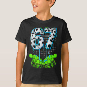 Camiseta Fútbol 67 Seis Siete Meme Divertido Gen Alpha