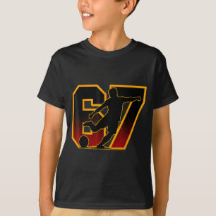 Camiseta Fútbol 67 Seis Siete Meme Gen Alpha Vibraciones De