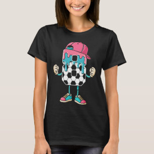 Camiseta Fútbol 8 años helado goteo juventud 8 cumpleaños