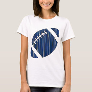 Camiseta Fútbol a rayas de superequipo en azul y gris