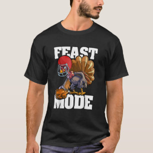 Camiseta Fútbol Acción de Gracias Hombres Modo Festín Turqu