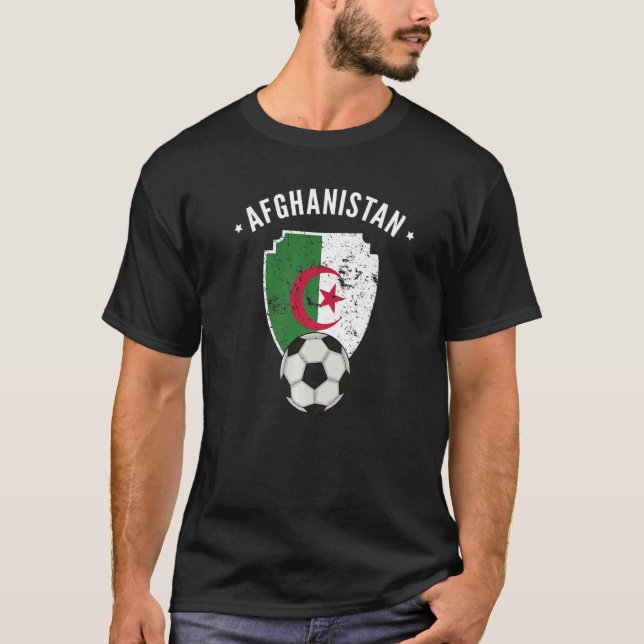 Camiseta Fútbol Afganistán Bandera de Afganistán Fútbol Afg (Anverso)