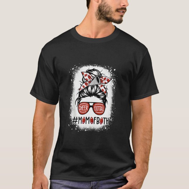 Camiseta Fútbol Alegre A La Madre De Ambos Cabellos Desorde (Anverso)