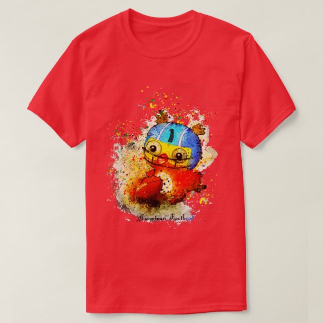 Camiseta Fútbol americano (Diseño del anverso)