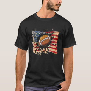 Camiseta Fútbol Americano 4 De Julio Hombres Estados Unidos