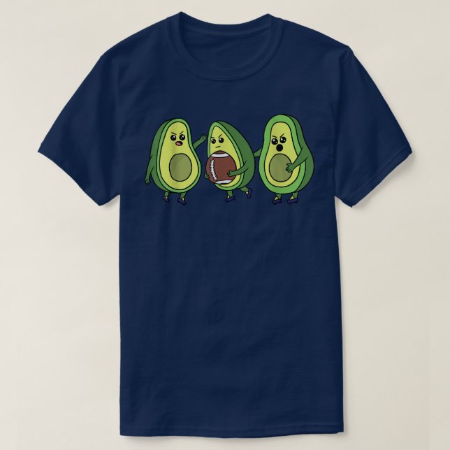 Camiseta Fútbol americano aguacate (Diseño del anverso)