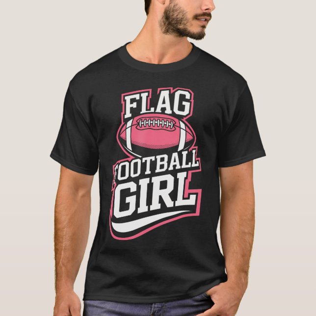 Camiseta Fútbol Americano con Banderas (Anverso)