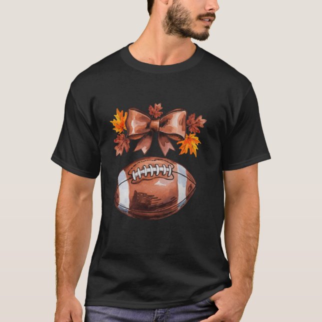 Camiseta Fútbol americano Coquette Bow (Anverso)