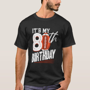 Camiseta Fútbol americano de 80 años de antigüedad 80.º nac
