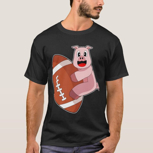 Camiseta Fútbol americano de cerdo (Anverso)